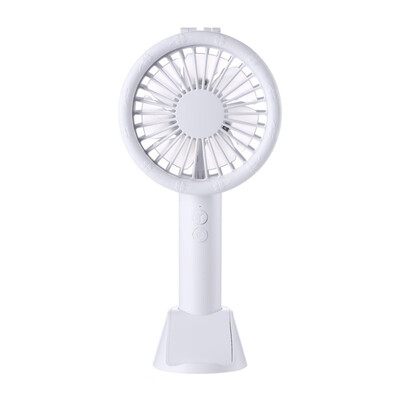 

Mini Portable Rechargeable USB Fan Personal Fan Handheld LED Night Light For Hot Summer Home Office Desktop Traveling Camping