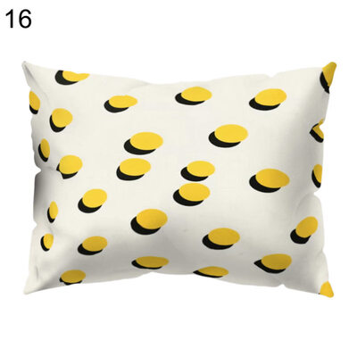 

Flower Bee Ice Cream Pillow Case Cushion Cover Sofa Bed Car Cafe Office Decor