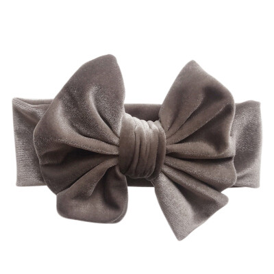 

Big Bow Headband For Girls Clothing Accessories Large Hair Bows Elastic Turban Head Wraps Kids Top Knot Hairband