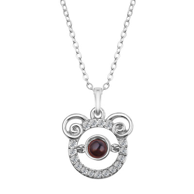 

925 Sterling Silver 12 Constellations Projection Necklaces Charm Chain Collar Birthdays Christmas Jewelry