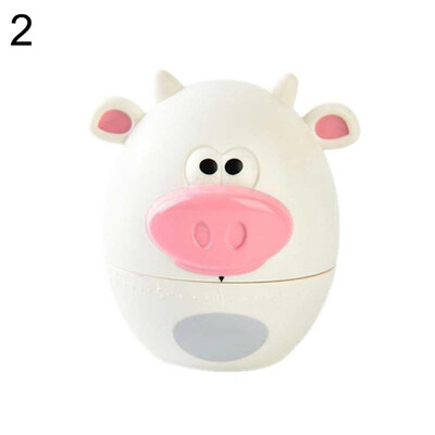 

Cartoon Cow Bear Animal Plastic Cooking Timer 55 Min Alarm Clock Kitchen Tool
