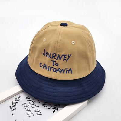 

Casual Fashion Baby Cap Kids Toddler Cute Letter Embroidered Bucket Hat Childrens Gift