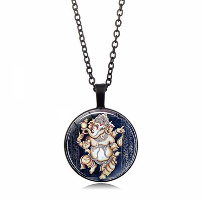 

Vintage Statue Necklace Decoration Jewelry For Women Men