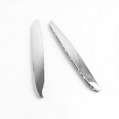 

2 Pcs Left&Right Chrome Hood Trim Grille Fit For BMW 3 Series E90 E91 2006-2008