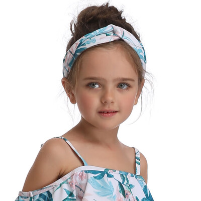 

New Headbands For Girls Print Chiffon Boho Ethnic Style Elastic Hairbands Hair Ornament Holder Swimsuit Accessories
