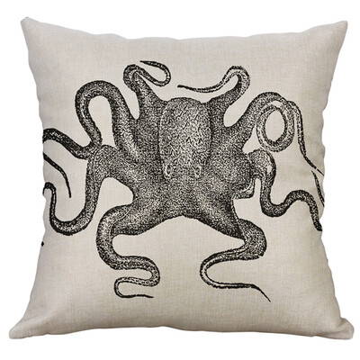 

〖Follure〗Simple Linen Creative Lovely Pillow Cover Pillow Cover Car Pillow Cover