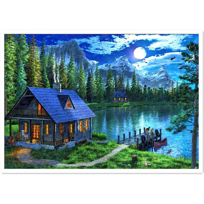 

Full Diamond Paintings Household Decoration Pastoral Scenery Theme DIY Childrens Gift Funny Covered Diamond Paintings