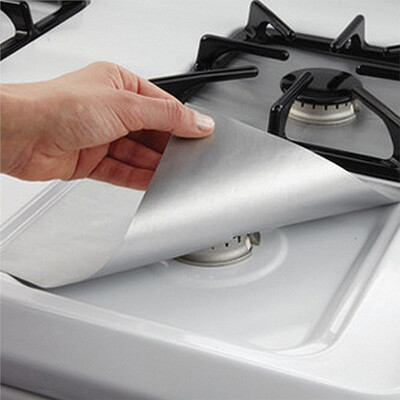 

Toponeto 2PCS Universal Stove Burner Covers Protector Sheets Oven Liner Reusable BK