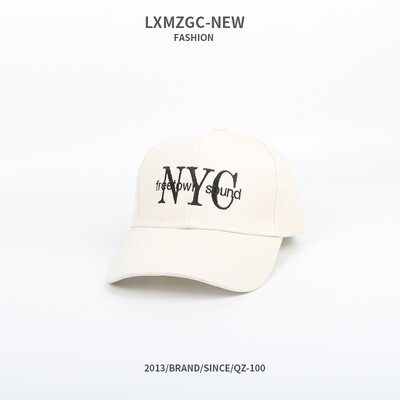 

2019 new cap children 100 tide baseball cap letter embroidered curved eaves cap simple duck tongue cap manufacturer custom