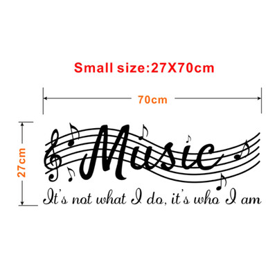 

Diy Wall Decal Sticker Removable Music Notes Room Home Decor