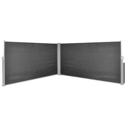 

Retractable Side Awning 63"x236" Black