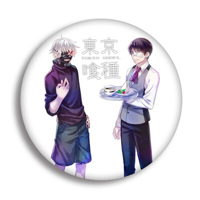 

Japan Anime Tokyo Ghoul Album Brooch Pin Badge Accessories for Clothes Hat Backpack Decoration Men Women Boy Girl