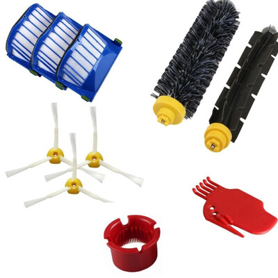 

Replacement For iRobot 600610611627620630650 Cleaner Filter Side Brush Bristle Brush Set