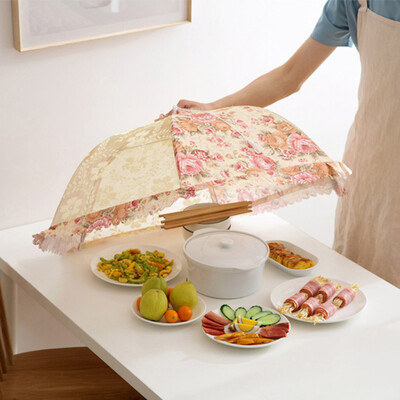 

Toponeto Kitchen Food Umbrella Cover Picnic Barbecue Party Fly Mosquito Mesh Net Tent NE