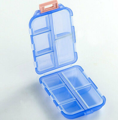 

Dual Layer PILL BOX ORGANIZER Portable Travel Pill Vitamin Container Holder Case