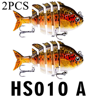 

2PCS Swimbait Lure Hook Artificial Fishing Tackles Artificial Hard Baits