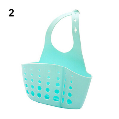 

Sink Sponge Holder 2 Bags Holes Tap Hanging Strainer Organizer Storage Rack