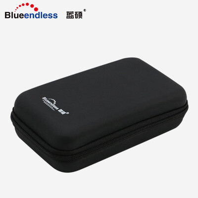 

Blue Shuo BLUEENDLESS 25-inch mobile hard drive stereotypes hard shell waterproof shockproof anti-shock hard disk box protector digital storage bag black