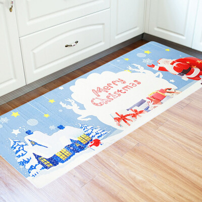 

〖Follure〗Christmas Floor Entrance Door Bathroom Mat Indoor Bathtub Carpet Doormats Decor