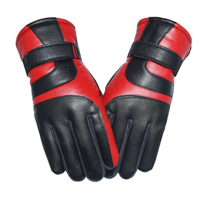 

New Fashion Touch Screen Autumn And Winter Ladies Man Leather Warm Gloves