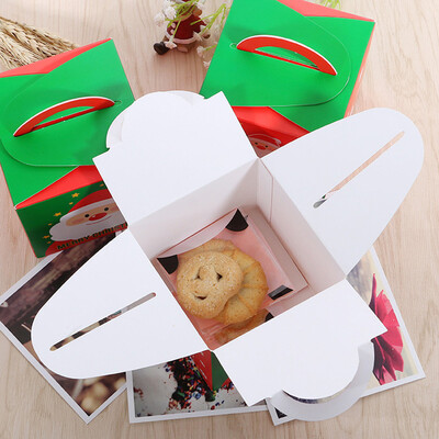 

Tailored 5 PCS Santa Claus Box Portable Candy Box West Point Box Safe Fruit Box