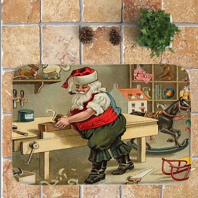 

Toponeto Merry Christmas Welcome Doormats Indoor Home Carpets Decor 40x60CM