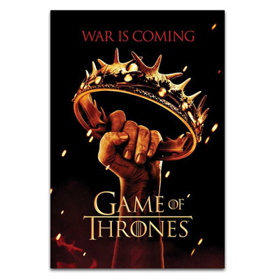 

Game of Thrones Poster Decorative Painting Cloth Wall Art Mural Home Decor Artwork for Living Room Bedroom