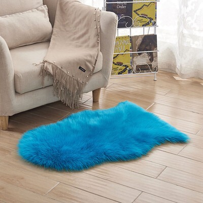 

Toponeto Rugs Non Slip Rug Mats Hairy Soft Fluffy Faux Fur Carpet Mat Home New