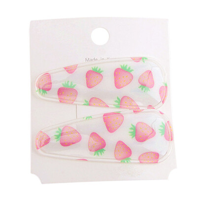 

Children Concise Casual All-match Fruit Pattern Hair Clip Baby Girls Hair Clip Girl Hair Decoration