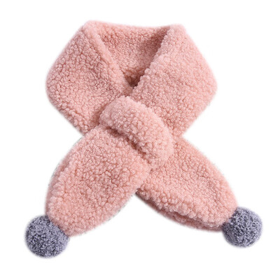 

New Autumn Winter baby boy scarf Boys Girls Baby Cotton Solid Color Lambskin Warm Soft Scarf Cotton Neck Scarves