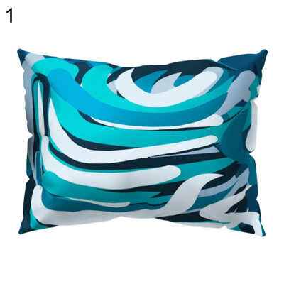 

Circle Wave Geometric Pattern Pillow Cover Cushion Case Car Sofa Bedroom Decor