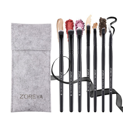 

7 Pcs Black Makeup Brush EyeShadow Brush Cosmetics Blending Brush Powder Foundation Eye shadow Make Up Brush