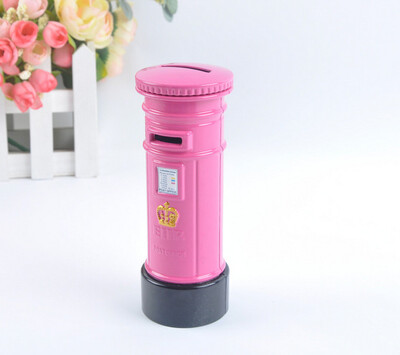 

Posting boxes London tourist souvenirs metal mailboxes savings cans
