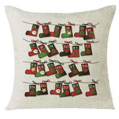 

Tailored Xmas Christmas Socks Sofa Home Decoration Festival Pillow Case Cushion Cover