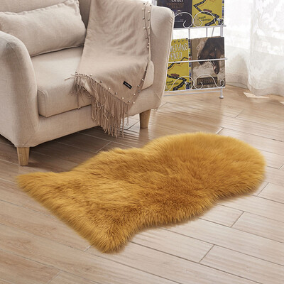 

Toponeto Rugs Non Slip Rug Mats Hairy Soft Fluffy Faux Fur Carpet Mat Home New