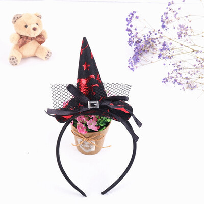 

Halloween Girls Headband Orange Witch Cosplay Headdress Kids Pumpkin Hair Hoop Clip For Kids Party Decor