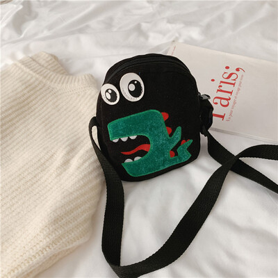 

Tailored Women Fashion Corduroy Dinosaur Fawn Coin Purse Shoulder Messenger Casual Bags