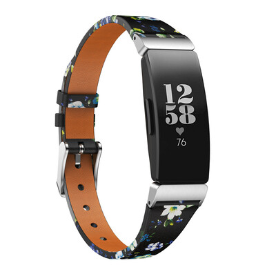

〖Follure〗Printing Leather Watch Bands Wristband Straps For Fitbit InspireInspire HR