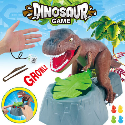 

YIWULADinosaur Model With Sound Effect Electric Mischievous Board Party Game Toy