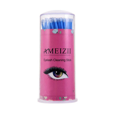 

AMEIZII 100Pcs Disposable Eyelash Makeup Brushes Cosmetic Eyelash Extension Tools Individual Lash Removing Makeup Tools Lint