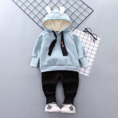 

Winter Baby Girls Clothes Kid Adorable Outfits Set Toddler Warm Hoodie Sweatshirt Trousers Pants Clothes