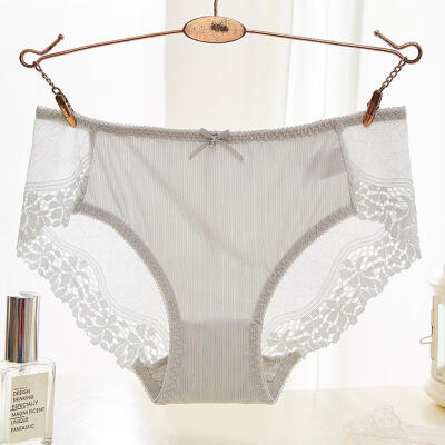 

Womens Panties Lace Seamless Transparent Mesh Low Waist Sexy Womens Briefs Fancy Lace Lingerie calcinha renda