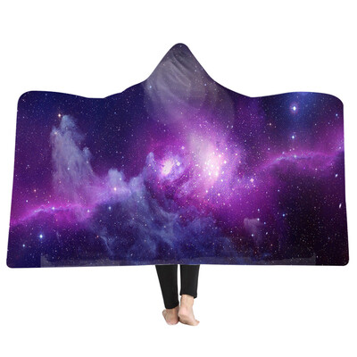 

Toponeto Cartoon 3D Plush Hooded Warm Blanket Dressing Blankets Hooded Blanket