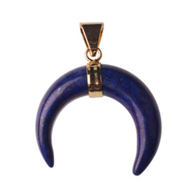 

Sterling Silver Crescent Moon Pendant NecklaceRing for Women Girl 18"