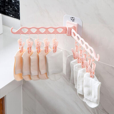 

Toponeto Dual Clothes Hanger Folding Hook Coat Rack Wardrobe Organizer