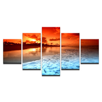 

Household Decorative Leisure Landscape Wall Art Painting Modern Frameless Canvas Painting Print Home Room Art Wall Decoration