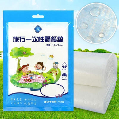 

Hot 1X Disposable Picnic Mat Outdoor Dampproof Waterproof Camping Mat Beach Mat