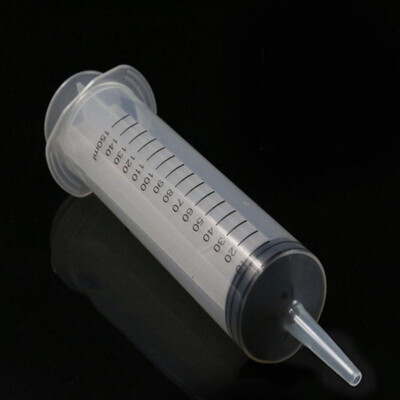 

100ml 150ml Reusable Big Large Hydroponics Plastic Nutrient Sterile Health Measuring Syringe Tools Cat Feeding Accessories NEW