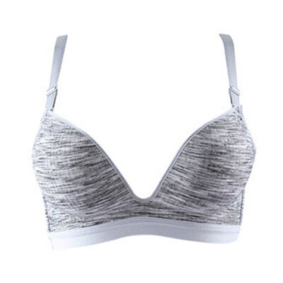 

Sexy Bras for Women Outdoor Work Shake Proof Wire Free Bras Cotton Push Up Women Padded Bralette Underwear