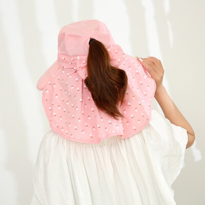 

New Summer Womens Sunshade Cap with Large Rim Sunscreen Tea Shade Cap Outdoor Folding Cap Outdoor Cap Outdoor Cap